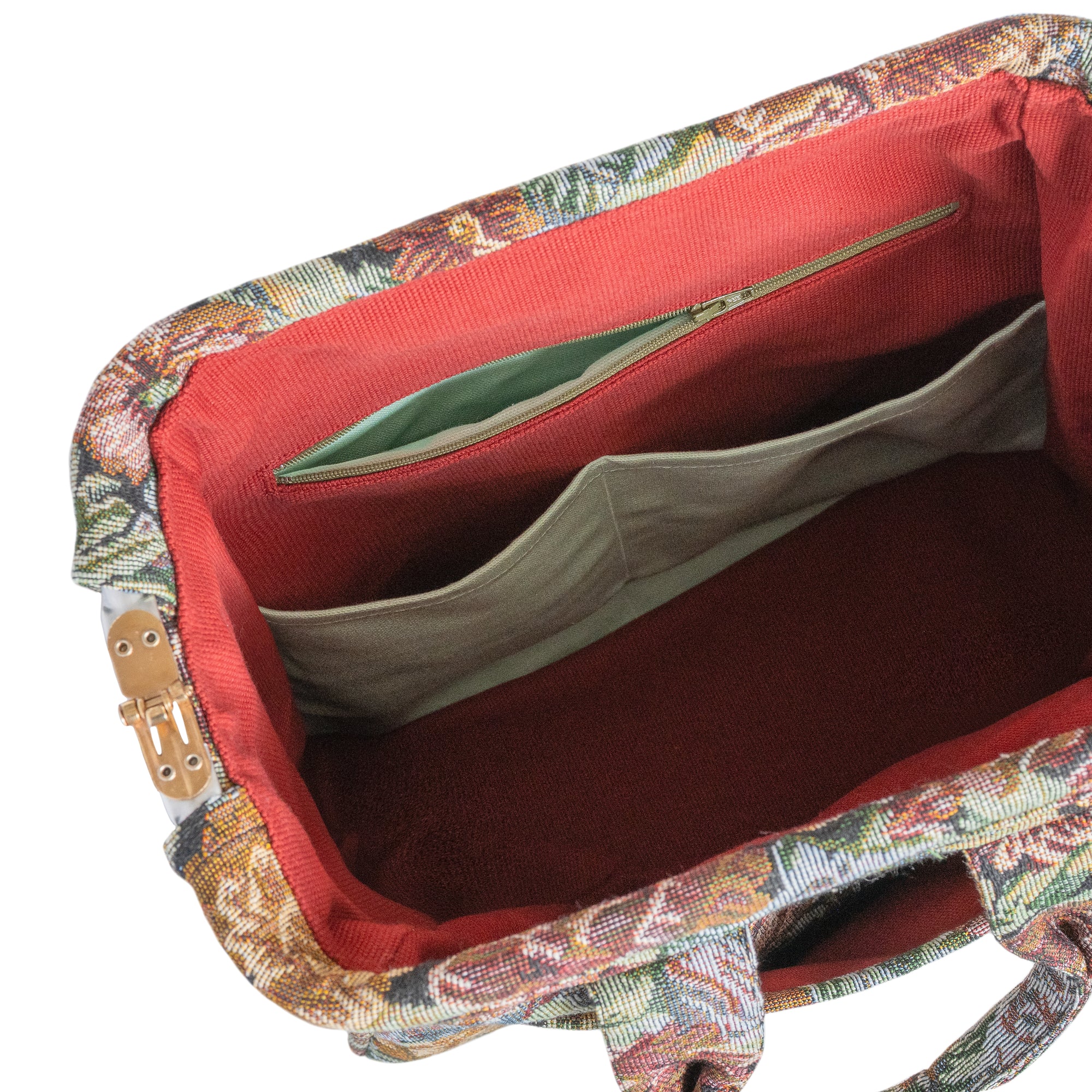 TILLY'S FLORAL CARPET BAG